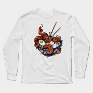 octopus ramen Long Sleeve T-Shirt